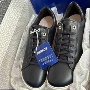 Birkenstock Bend Black Leather size 38 size 7 NIB